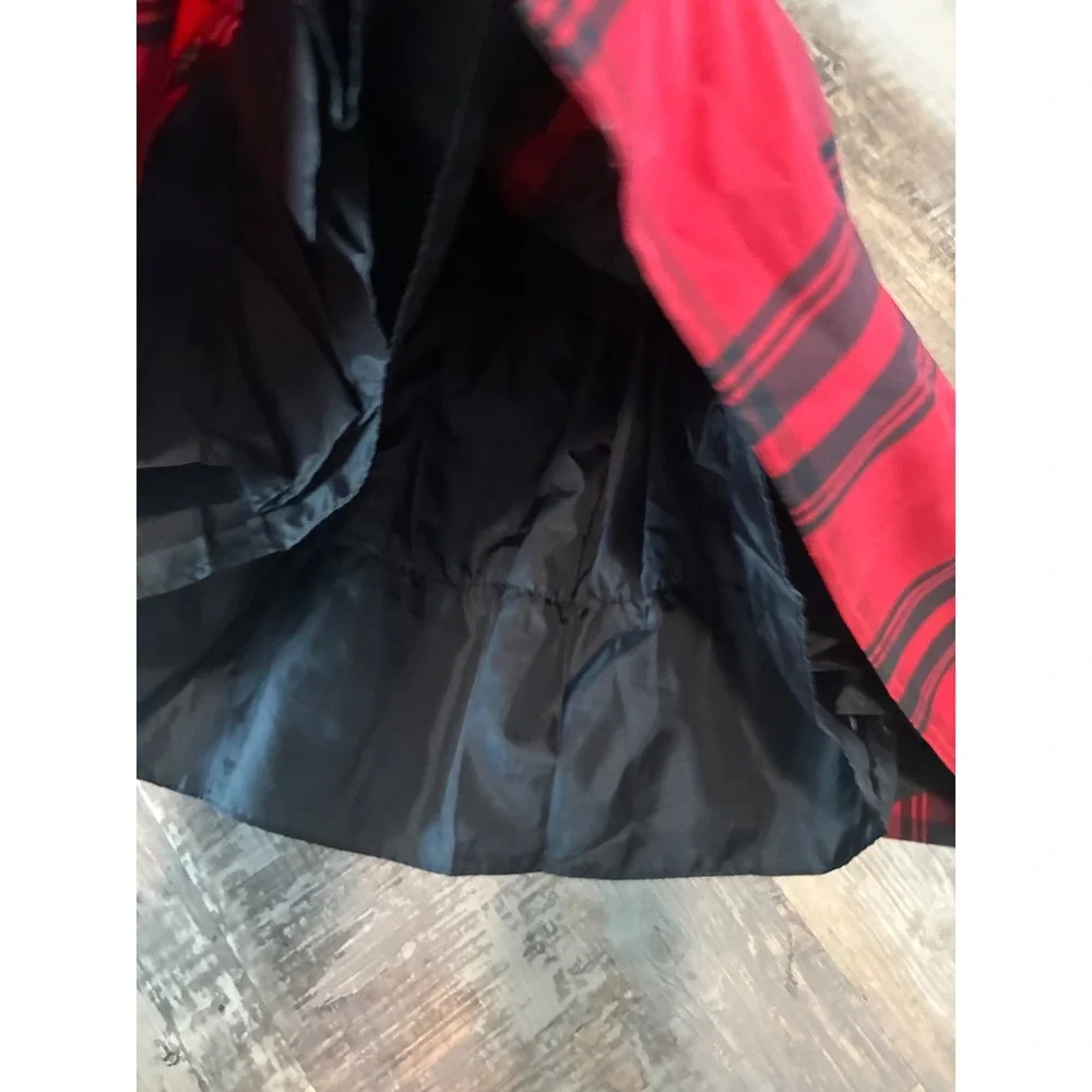 Polo Ralph Lauren Girls Red Black Tartan Plaid Holiday Taffeta Dress 4 4T
